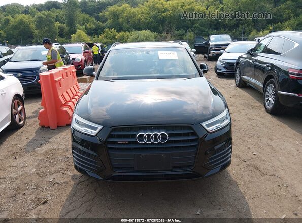 WA1GCCFS8HR004864 2017 AUDI Q3 Black Front view