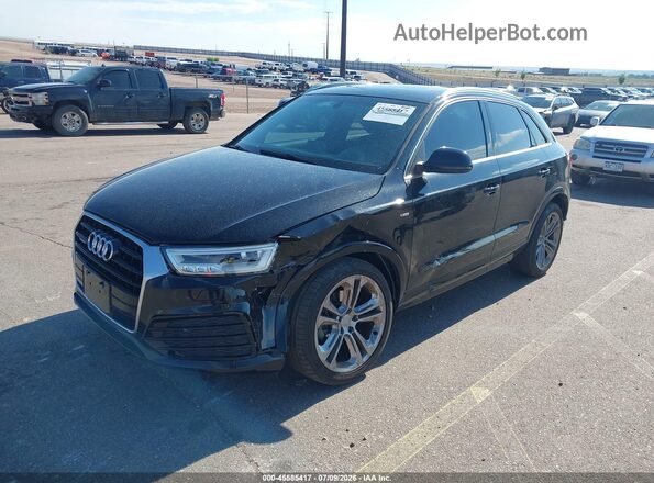 WA1GFCFS1GR015534 2016 AUDI Q3 Black წინა მარცხენა ხედი სამი მეოთხედიდან