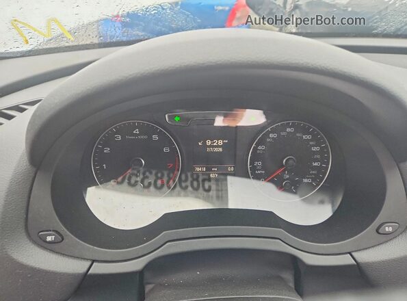 WA1GFCFS5GR024690 2016 AUDI Q3 Белый Вид щитка приборов