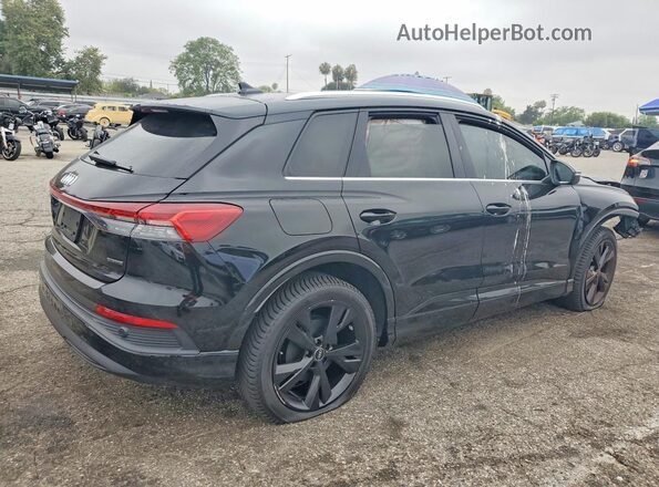 WA1H2BFZ5NP014547 2022 AUDI Q4 Black უკანა მარჯვენა