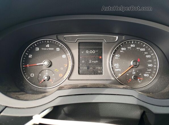 WA1HCCFS6HR006567 2017 AUDI Q3 Gray Vista del cuadro de instrumentos