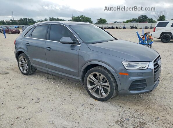 WA1HCCFS6HR006567 2017 AUDI Q3 Gray Delantero derecho