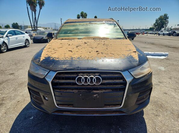 WA1HCCFS6HR010599 2017 AUDI Q3 Черный Вид спереди