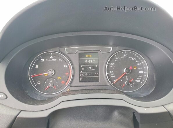 WA1HCCFS7JR018359 2018 AUDI Q3 Charcoal Вид щитка приладів
