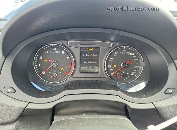 WA1JCCFS0HR008638 2017 AUDI Q3 Black Instrument cluster view