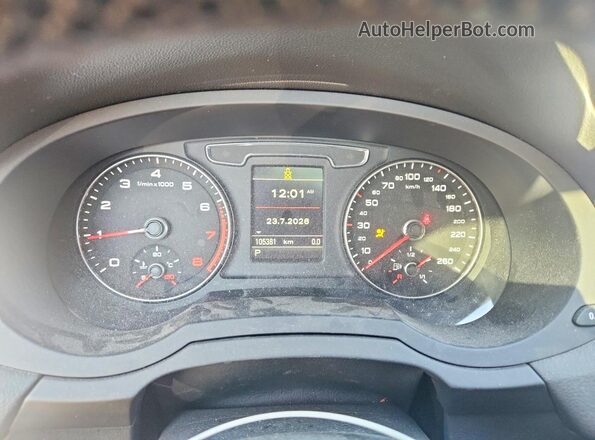 WA1JCCFS0JR017622 2018 AUDI Q3 Red Widok zestawu wskaźników