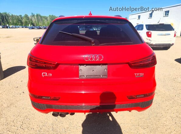 WA1JCCFS0JR017622 2018 AUDI Q3 Red Widok z tyłu