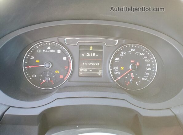 WA1JCCFS4JR009510 2018 AUDI Q3 White Vista del cuadro de instrumentos