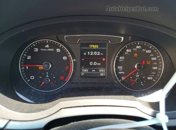 WA1JCCFS4JR016571 2018 AUDI Q3 Black Սարքավորումների վահանակի տեսք