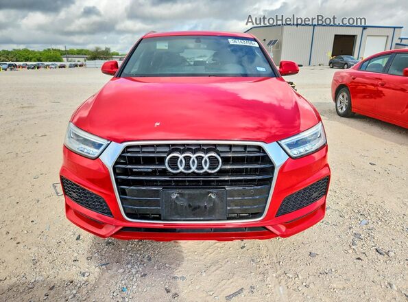 WA1JCCFS5JR026039 2018 AUDI Q3 Красный Вид спереди