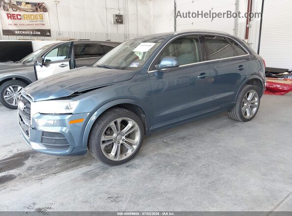 WA1JCCFS9HR002708 2017 AUDI Q3 Синий Передняя левая четверть