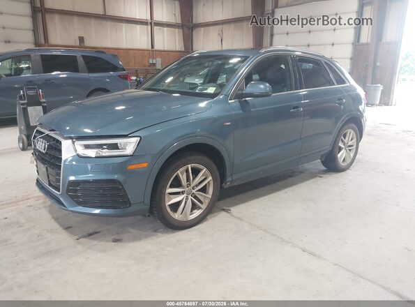 WA1JCCFSXJR011178 2018 AUDI Q3 Blue Vista tres cuartos delantera izquierda