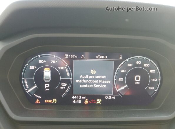 WA1K2BFZ9RP026891 2024 AUDI Q4 White ხელსაწყოთა პანელის ხედი