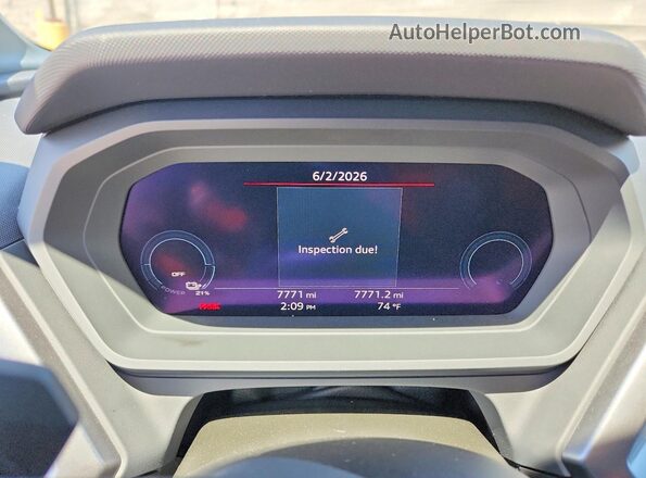 WA1KUBFZ2SP042382 2025 AUDI Q4 Black Vista del cuadro de instrumentos