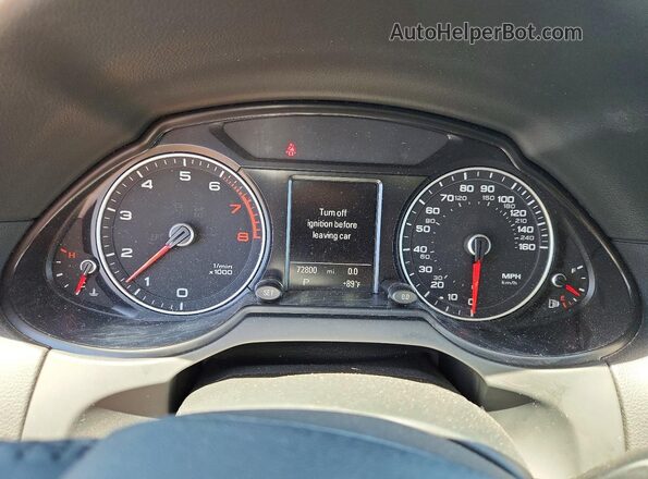 WA1L2AFP1GA061888 2016 AUDI Q5 Белый Вид щитка приборов