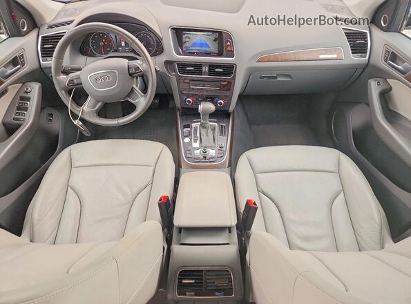 WA1L2AFP2HA019652 2017 AUDI Q5 Blue Вид панелі приладів
