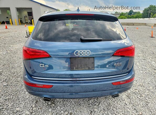 WA1L2AFP2HA019652 2017 AUDI Q5 Blue Вид ззаду