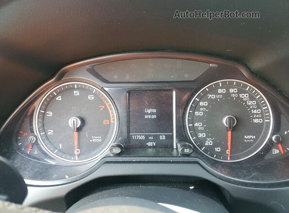 WA1L2AFP3GA047023 2016 AUDI Q5 Gray Вид щитка приладів