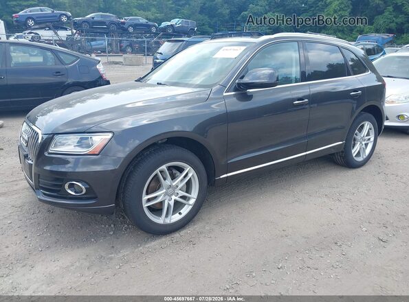 WA1L2AFP4HA012699 2017 AUDI Q5 Gray Առջևի ձախ երեք քառորդ տեսարան