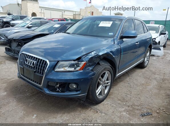 WA1L2AFP6GA094191 2016 AUDI Q5 Blue წინა მარცხენა ხედი სამი მეოთხედიდან