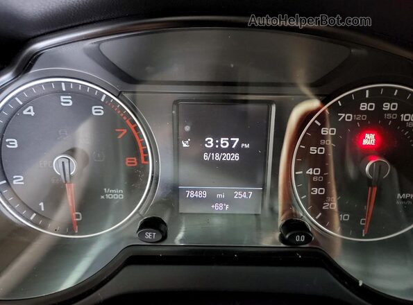 WA1L2AFP6GA146824 2016 AUDI Q5 Gray Սարքավորումների վահանակի տեսք