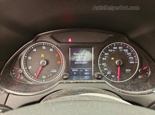 WA1L2AFP8GA131161 2016 AUDI Q5 White Вид щитка приладів