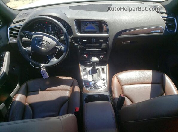 WA1L2AFP8HA054468 2017 AUDI Q5 White Widok deski rozdzielczej