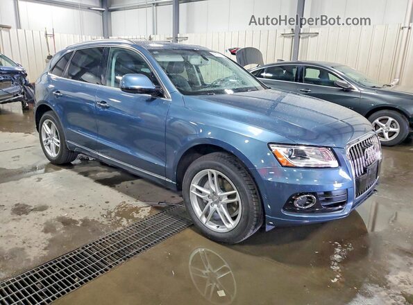 WA1L2AFP9HA038909 2017 AUDI Q5 Blue Delantero derecho