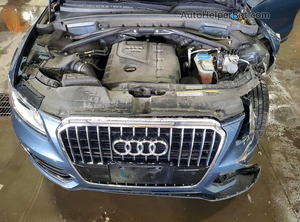 WA1L2AFP9HA038909 2017 AUDI Q5 Blue Vista del compartimento del motor