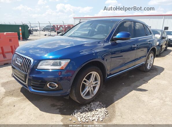 WA1L2AFPXGA034432 2016 AUDI Q5 Blue Առջևի ձախ երեք քառորդ տեսարան