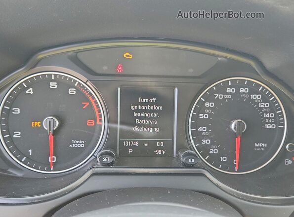 WA1L2AFPXGA141903 2016 AUDI Q5 Black Instrument cluster view