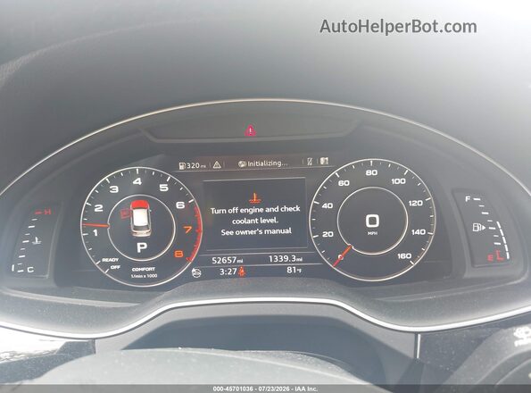 WA1LAAF70HD024575 2017 AUDI Q7 Silver უკანა სავარძლების ხედი