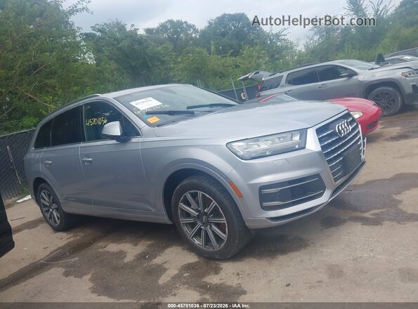 WA1LAAF70HD024575 2017 AUDI Q7 Silver უკანა სალონის ხედი