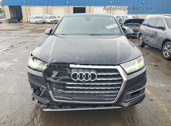 WA1LAAF70HD026939 2017 AUDI Q7 Black Front view
