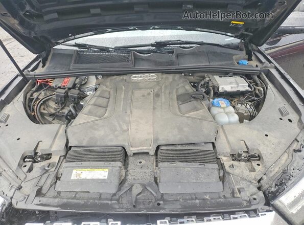 WA1LAAF70HD026939 2017 AUDI Q7 Black Engine compartment view