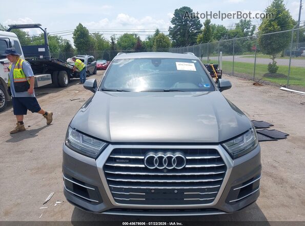 WA1LAAF70HD027055 2017 AUDI Q7 Gray Սարքավորումների վահանակի տեսք
