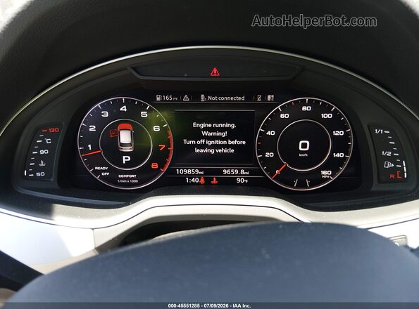 WA1LAAF70HD047239 2017 AUDI Q7 Серебряный Вид задних сидений