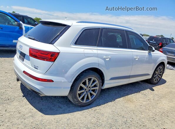 WA1LAAF70JD016384 2018 AUDI Q7 White უკანა მარჯვენა