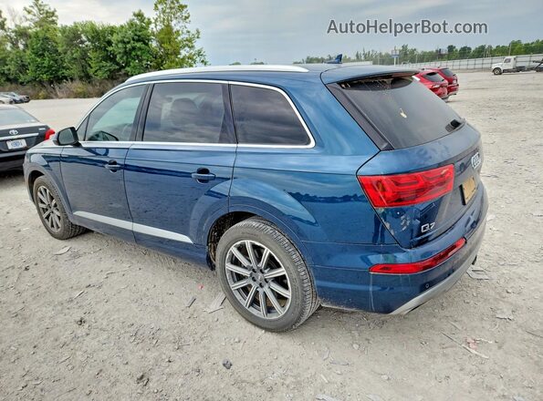 WA1LAAF70JD042984 2018 AUDI Q7 Blue Հետևի ձախ