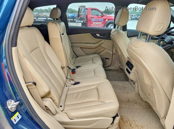 WA1LAAF70JD042984 2018 AUDI Q7 Blue Սալոնի հետևի տեսք