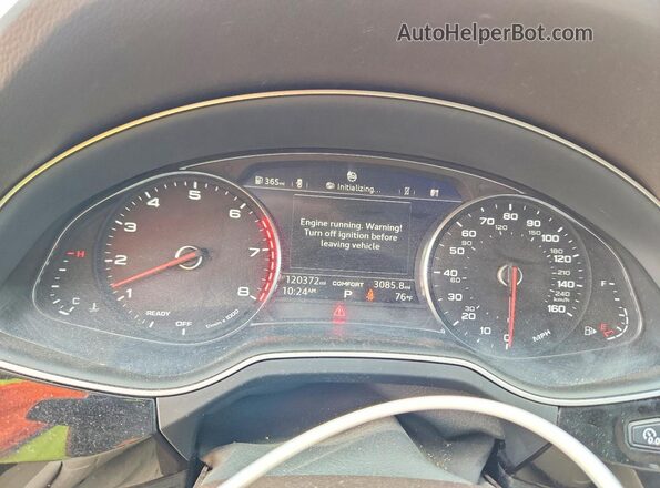 WA1LAAF70JD042984 2018 AUDI Q7 Blue Սարքավորումների վահանակի տեսք