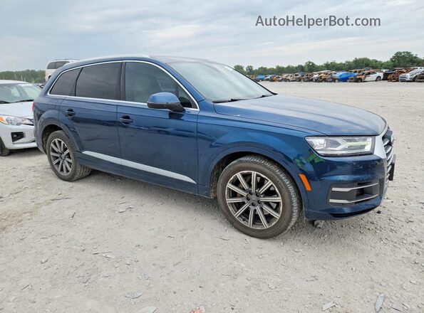 WA1LAAF70JD042984 2018 AUDI Q7 Blue Առջևի աջ