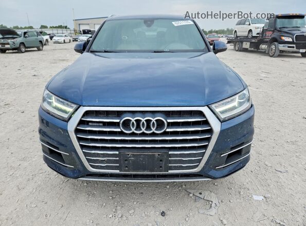 WA1LAAF70JD042984 2018 AUDI Q7 Blue Դիմացի տեսք