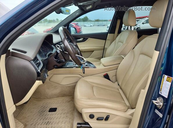 WA1LAAF70JD042984 2018 AUDI Q7 Blue Սալոնի դիմացի տեսք