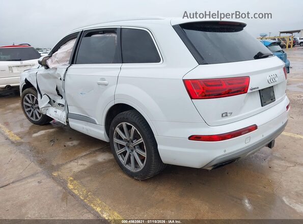 WA1LAAF70JD049921 2018 AUDI Q7 White Հետևի ձախ