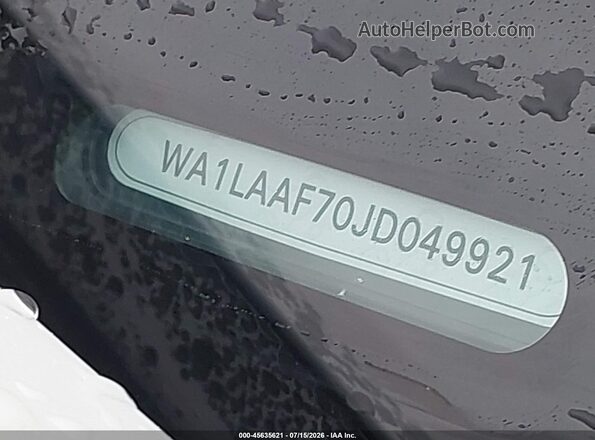 WA1LAAF70JD049921 2018 AUDI Q7 White Շարժիչի բաժամունքի տեսք
