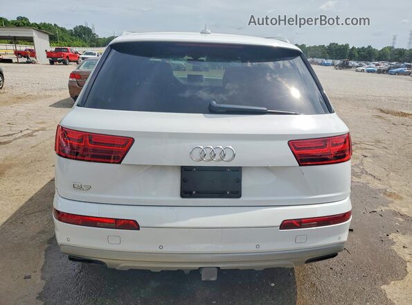 WA1LAAF70KD007329 2019 AUDI Q7 White უკანა ხედი