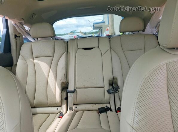 WA1LAAF70KD007329 2019 AUDI Q7 White უკანა სავარძლების ხედი