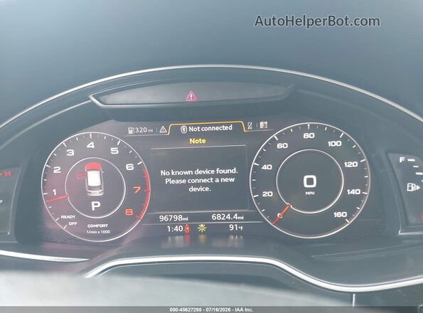 WA1LAAF70KD013826 2019 AUDI Q7 Черный Вид задних сидений