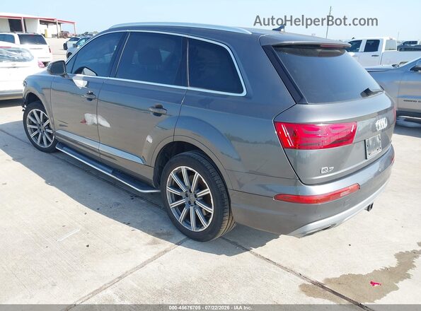 WA1LAAF70KD022509 2019 AUDI Q7 Gray Задня ліва чверть
